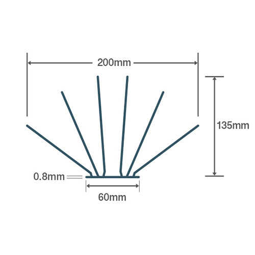BF3バードピン オールステンレス(スーパーワイド)
