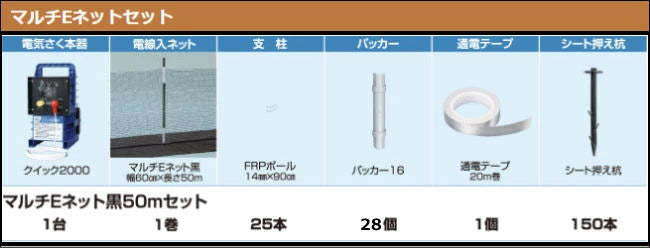 4560171679420 マルチEネット黒50mセット 末松電子製作所