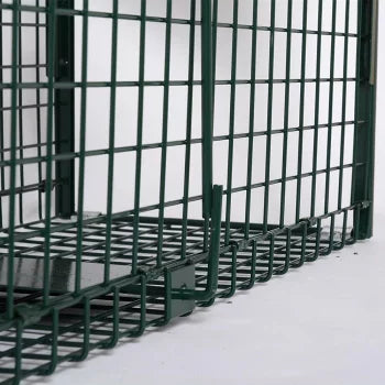 【訳あり】折り畳みタイプ箱罠 踏み板式 両扉