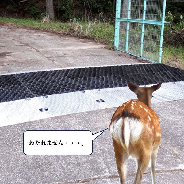 防獣 猪 鹿 害獣侵入防止装置 わたれませんLIGHT 本体