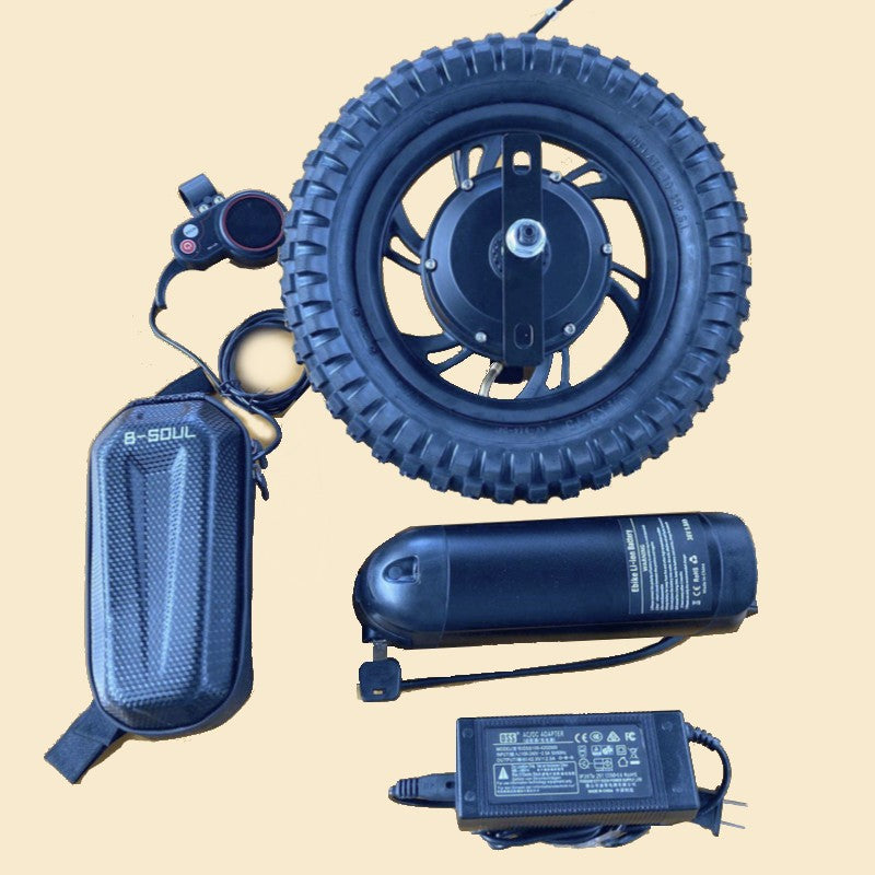 一輪車を電動化!運搬時の作業負荷を軽減。E-cat kit(イーキャットキット)