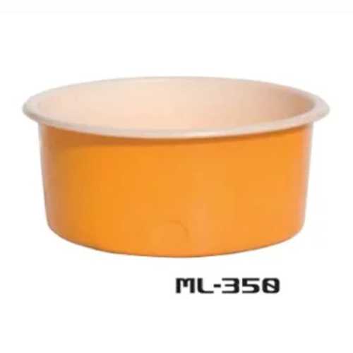 スイコー 丸型容器 M-250 (オレンジ) - 庭、ガーデニング