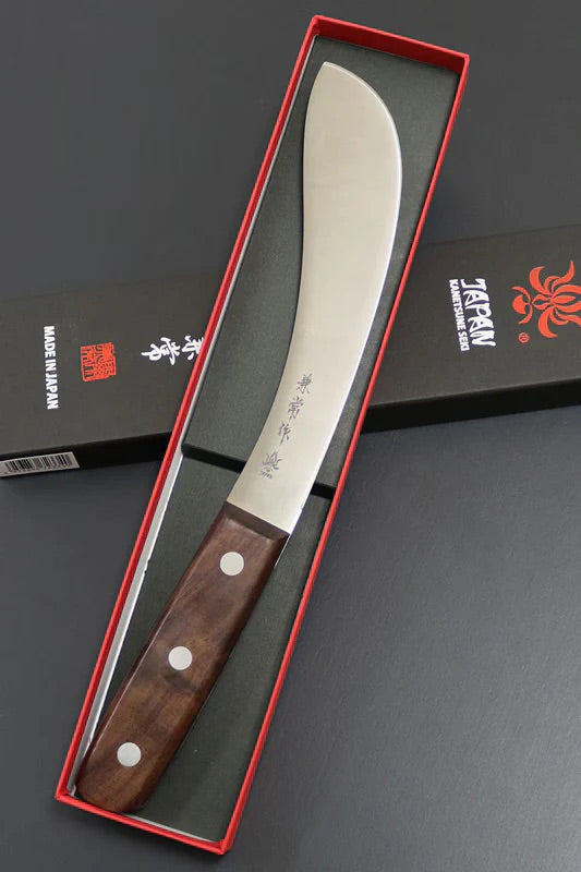 解体包丁 皮剥包丁 130mm 安来鋼 白紙1号 未使用 狩猟 特殊包丁 イノシシの皮剥包丁 青紙二号 片刃 いのしし 狩猟ナイフ 解体 特殊包丁