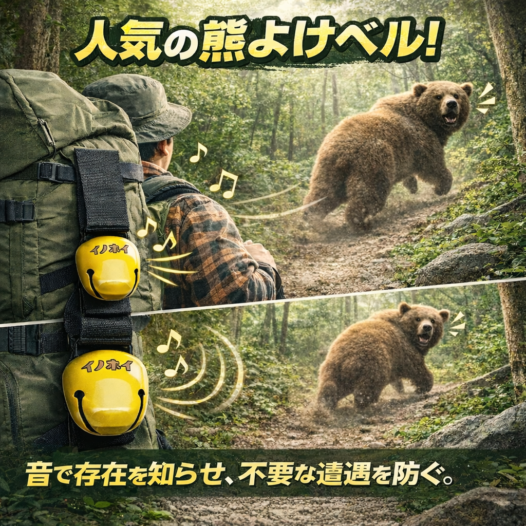 オリジナル熊よけベル サイレンサー付き – イノホイ オンラインショップ