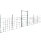 防護柵・ネット用　組み立て式スチールパイプ扉セット