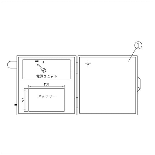 BF3鳥類用電気ショック本体 ｅ-500(ソーラータイプ)