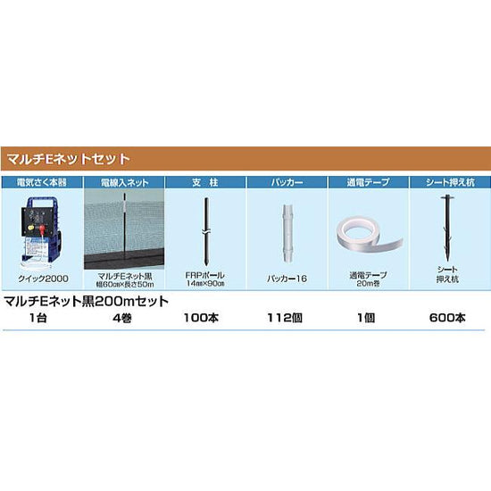 4560171679444 マルチEネット黒200mセット 末松電子製作所 – イノホイ
