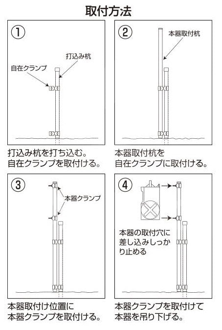 4560171672469 自在取付支柱セット 末松電子製作所